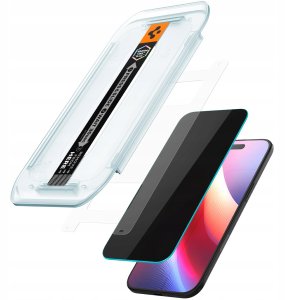 Szkło prywatyzujące Spigen Glas.tr ez Fit do Apple iPhone 17 Air Privacy [2 PACK] 4