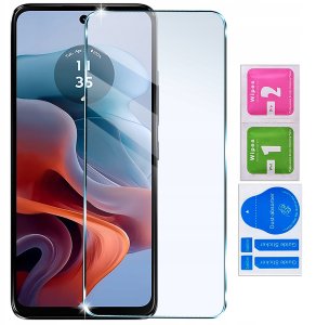 ETUI z KLAPKĄ do Motorola G34 5G Zamykane Magnetyczne + Szkło 9H 8