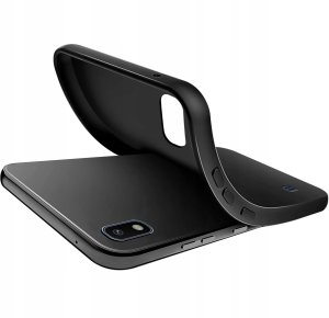 ZESTAW Etui do Samsung A10 CASE Gumowe Matowe Silikon +2X SZKŁO 4
