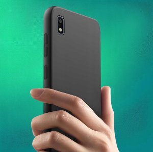 ZESTAW Etui do Samsung A10 CASE Gumowe Matowe Silikon +2X SZKŁO 6