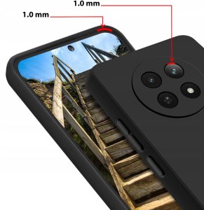 krainaGSM Etui do Realme 12 5G | 12x 5G CASE GUMA MATT PLECKI MATOWE + SZKŁO 9H 5