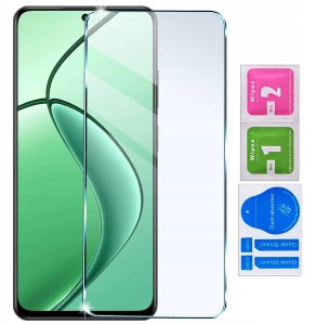 krainaGSM Etui do Realme 12 5G | 12x 5G CASE GUMA MATT PLECKI MATOWE + SZKŁO 9H 9