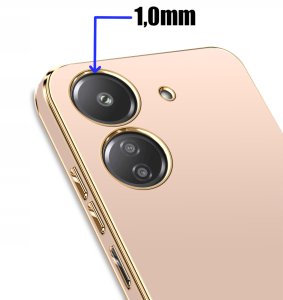 krainaGSM Etui do Xiaomi Redmi 13C | Poco C65 GOLDEDGE CASE + Szkło 9H 2