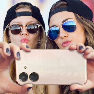 krainaGSM Etui do Xiaomi Redmi 13C | Poco C65 GOLDEDGE CASE + Szkło 9H 5