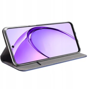 krainaGSM Etui do Oppo A40 | A40M SMART MAGNET CASE PORTFEL + SZKŁO 9H 6