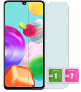 krainaGSM Etui do Samsung Galaxy A41 MAGNET WZORY CASE PORTFEL + SZKŁO 9H 7