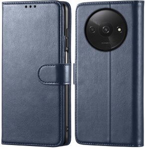 krainaGSM ETUI do Xiaomi Redmi A3 4G |SKÓRZANE PORTFEL BOOK TOKRA CASE CLASSIC +SZKŁO 2