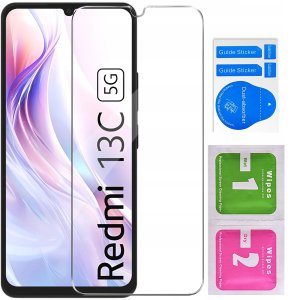 krainaGSM Etui do Xiaomi Redmi 13C 5G silikonowe MATOWE + Szkło ochronne 9H 9