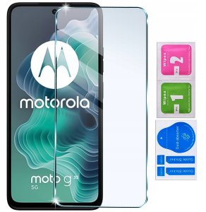 krainaGSM Etui do Motorola Moto G35 5G SMART MAGNET CASE PORTFEL + SZKŁO 9H 5