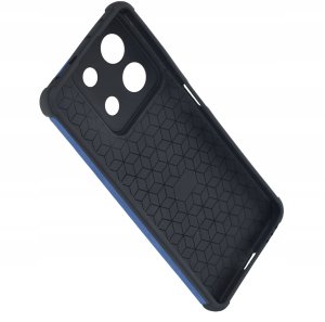 krainaGSM Etui do Xiaomi Redmi Note 13 4G silikonowe SKÓRZANE VINTAGE CASE + Szkło 9H 5