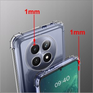 Etui do Realme 12 5G ANTI-SHOCK CLEAR CASE + Szkło 9H 2