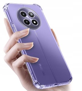 Etui do Realme 12 5G ANTI-SHOCK CLEAR CASE + Szkło 9H 4