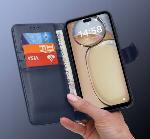 krainaGSM ETUI do Honor 200 Lite 5G | SKÓRZANE PORTFEL BOOK TOKRA CASE CLASSIC +SZKŁO 5