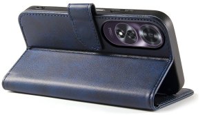 krainaGSM Etui do Oppo A60 4G Skórzane PORTFEL SKIN CASE + Szkło OCHRONNE 9H 6