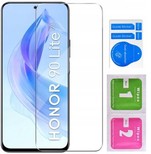 Etui Honor 90 Lite 5G SMART MAGNET CASE PORTFEL + SZKŁO 9H 9