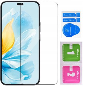 krainaGSM Etui do Honor 200 Lite 5G SMART MAGNET CASE PORTFEL + SZKŁO 9H 7