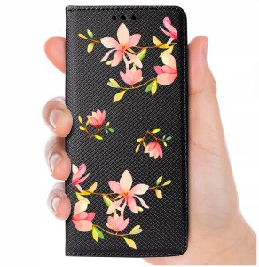krainaGSM Etui do Tecno Spark 10 Pro MAGNET WZORY CASE PORTFEL + SZKŁO OCHRONNE 9H 7