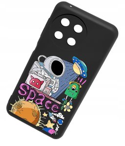 krainaGSM Etui do Realme 11 4G CASE WZORY MATT PLECKI + SZKŁO OCHRONNE 9H 3