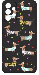 ETUI do Samsung Galaxy A53 5G WZORY |SILIKONOWE MATT CASE + SZKŁO 9H 3