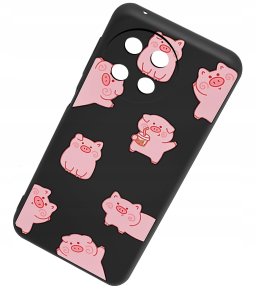 krainaGSM Etui do Realme 11 4G CASE WZORY MATT PLECKI + SZKŁO OCHRONNE 9H 3