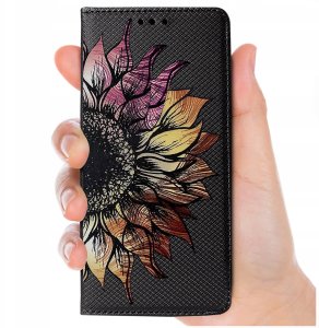 krainaGSM Etui do Tecno Spark 10 Pro MAGNET WZORY CASE PORTFEL + SZKŁO OCHRONNE 9H 7