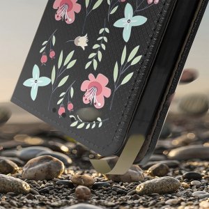 krainaGSM Etui do Tecno Spark 10 Pro MAGNET WZORY CASE PORTFEL + SZKŁO OCHRONNE 9H 4