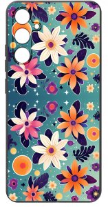krainaGSM ETUI do Samsung Galaxy S23 WZORY |SILIKONOWE MATT CASE + SZKŁO 9H 3