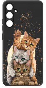 krainaGSM ETUI do Samsung Galaxy S23 WZORY |SILIKONOWE MATT CASE + SZKŁO 9H 3