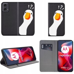 krainaGSM Etui do Motorola Moto G24 |G24 POWER |G04 MAGNET CASE PORTFEL + SZKŁO 2