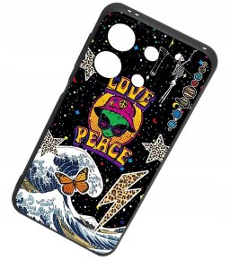 Etui do Xiaomi Redmi Note 13 5G CASE WZORY SOFT MATT PLECKI + SZKŁO 9H 3