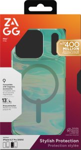 ZAGG Milan Snap - etui do iPhone 17 Pro kompatybilne z MagSafe (iridescent oil slick) 8