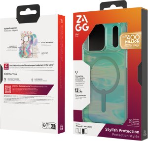 ZAGG Milan Snap - etui do iPhone 17 Pro kompatybilne z MagSafe (iridescent oil slick) 9