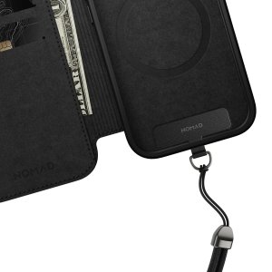 NOMAD Modern Leather Folio - skórzane etui do iPhone 17 Pro kompatybilne z MagSafe (black) 12