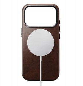 NOMAD Traditional Leather Case - skórzane etui do iPhone 17 Pro kompatybilne z MagSafe; skóra Horween (rustic brown) 5