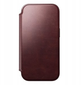 NOMAD Modern Leather Folio - skórzane etui do iPhone 17 Pro kompatybilne z MagSafe; skóra Horween (burgundy) 4