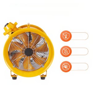 Wentylator przemysłowy 406mm wyciąg przenośny z kablem 5m do warsztatu 3