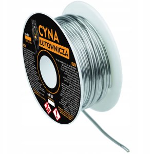 CYNA LUTOWNICZA PRECYZYJNA 2 MM SN63PB37 200G TOPNIK 2% FLUX LUTOWANIA LED 2