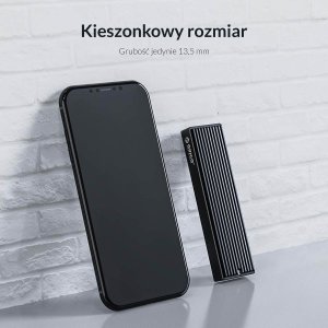 Orico Obudowa na dysk M.2 NVMe SSD 10Gbps USB-C (M2PV-C3-BK-BP-HW) 6