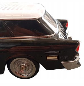 Głośnik bluetooth RETRO WS-1955 ,10W,radio FM,USB, TF,wyświetlacz LED,akumulator 1500mAh,czarny 3