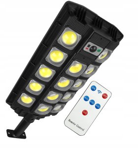 4kom.pl Lampa uliczna 14 COB solarna z czujnikiem ruchu 2