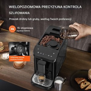 Automatyczny Ekspres do Kawy z Młynkiem - 15 Poziomów Mielenia 3