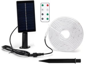 Taśma solarna 3mb 6500K 30W led biała zimna zestaw do oświetlenia 4