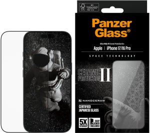 PanzerGlass Ceramic II szkło ochronne iPhone 17/16 Pro UWF 2