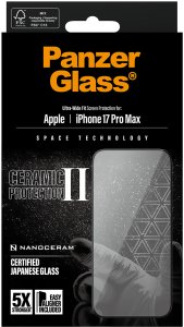 PanzerGlass Ceramic II szkło ochronne iPhone 17 Pro Max UWF 3