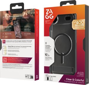 ZAGG Santa Cruz Snap KS - etui z podstawką do iPhone 17 Air kompatybilne z MagSafe (jet black) 11
