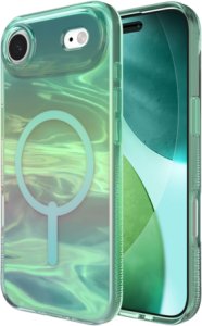 ZAGG Milan Snap - etui do iPhone 17 Air kompatybilne z MagSafe (iridescent oil slick) 2