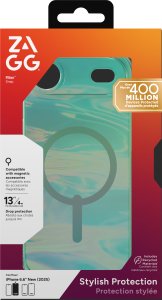 ZAGG Milan Snap - etui do iPhone 17 Air kompatybilne z MagSafe (iridescent oil slick) 9