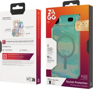 ZAGG Milan Snap - etui do iPhone 17 Air kompatybilne z MagSafe (iridescent oil slick) 10