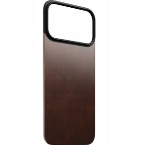 NOMAD Magnetic Leather Back - nakładka magnetyczna na iPhone 17 Pro Max kompatybilna z MagSafe; skóra Horween (rustic brown) 7