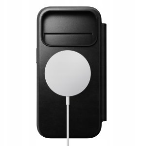 NOMAD Modern Leather Folio - skórzane etui do iPhone 17 Pro kompatybilne z MagSafe; skóra Horween (black) 3